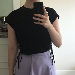 Wilfred side tie crop tee